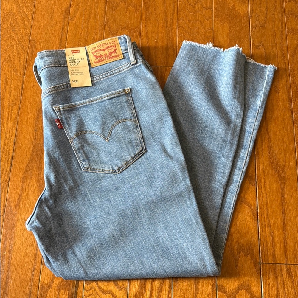 Levi's Sky Blue Denim Pants
